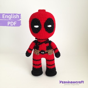 RED Hero Amigurumi Crochet Pattern