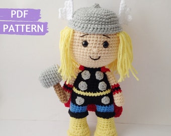 God of Thunder Amigurumi Crochet Pattern