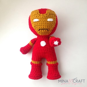 Iron Hero Amigurumi Crochet Pattern