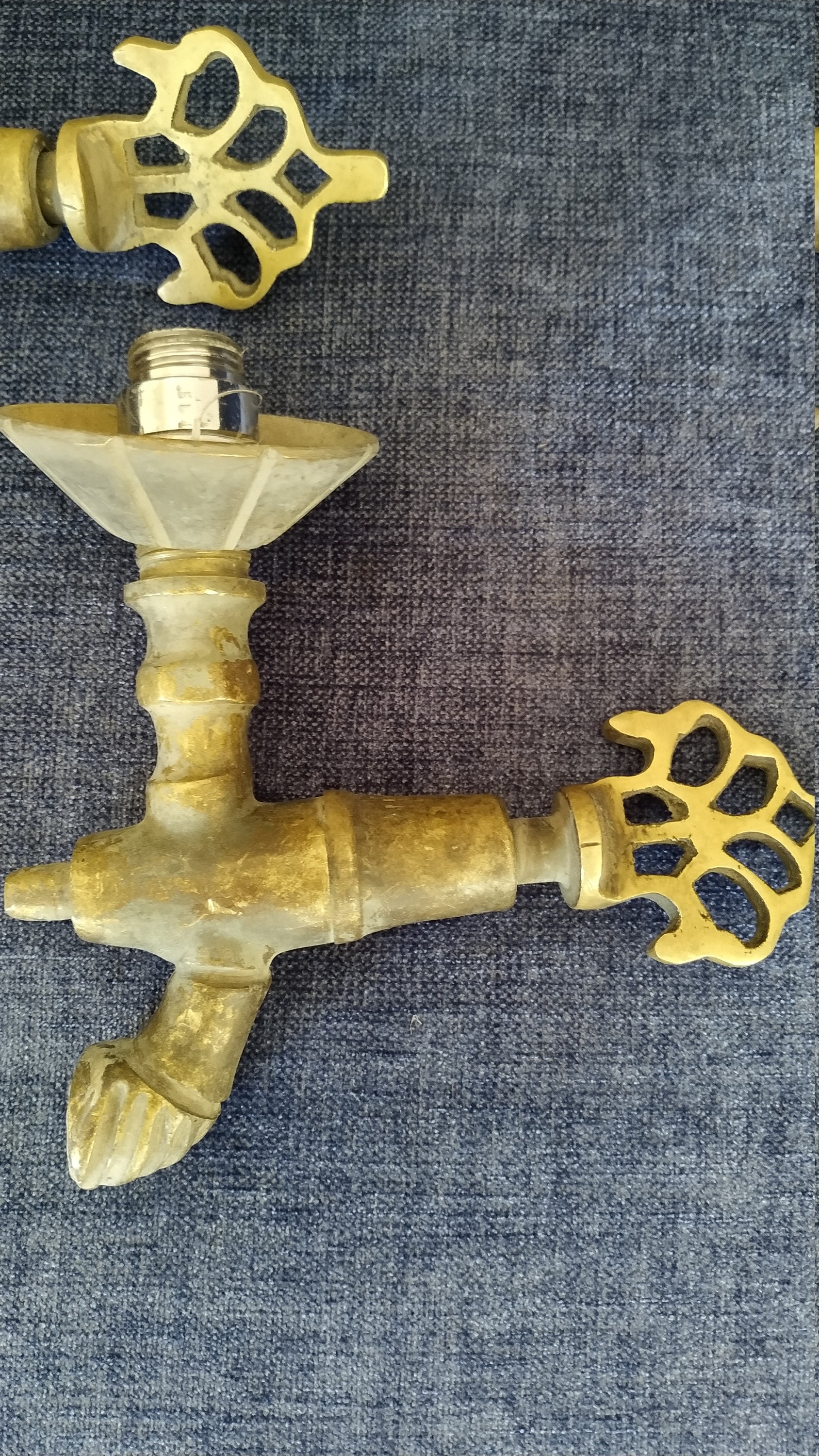 Ornate Vintage Brass Faucet, Retro Plumbing Part (5.51 Inch) - Etsy
