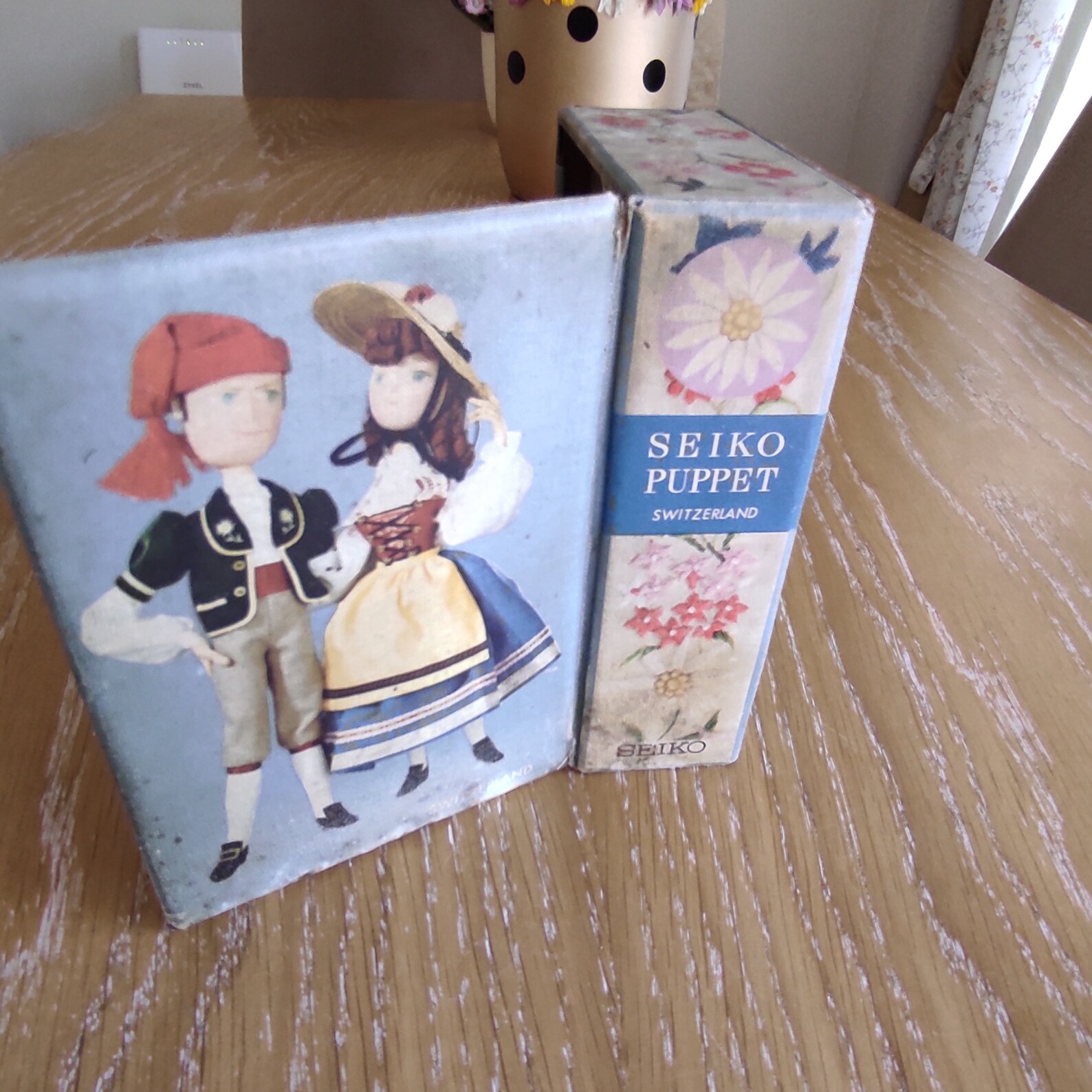 Seiko Puppet Windup 1970's Alarm Clock In Book Case Etsy France