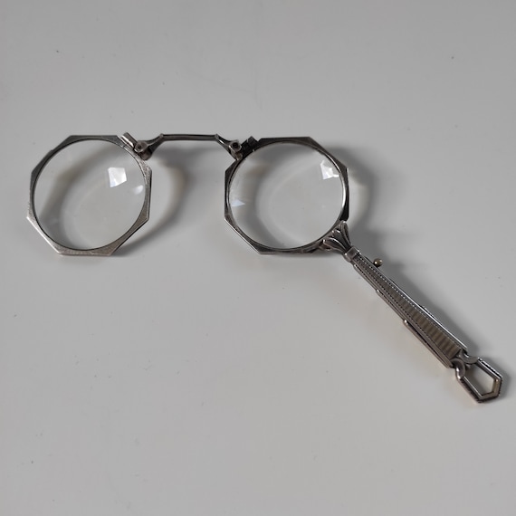Lupa antigua, lupa, gafas de ópera, decoración de oficina antigua, lupa de  joyería, monóculo, coleccionable antiguo -  España