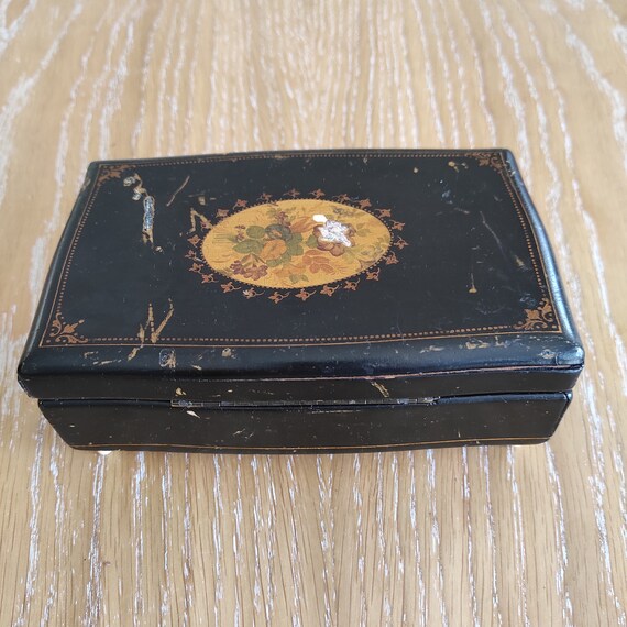 Vintage Music Box, Wedding Jewelry, Makeup Box, W… - image 2