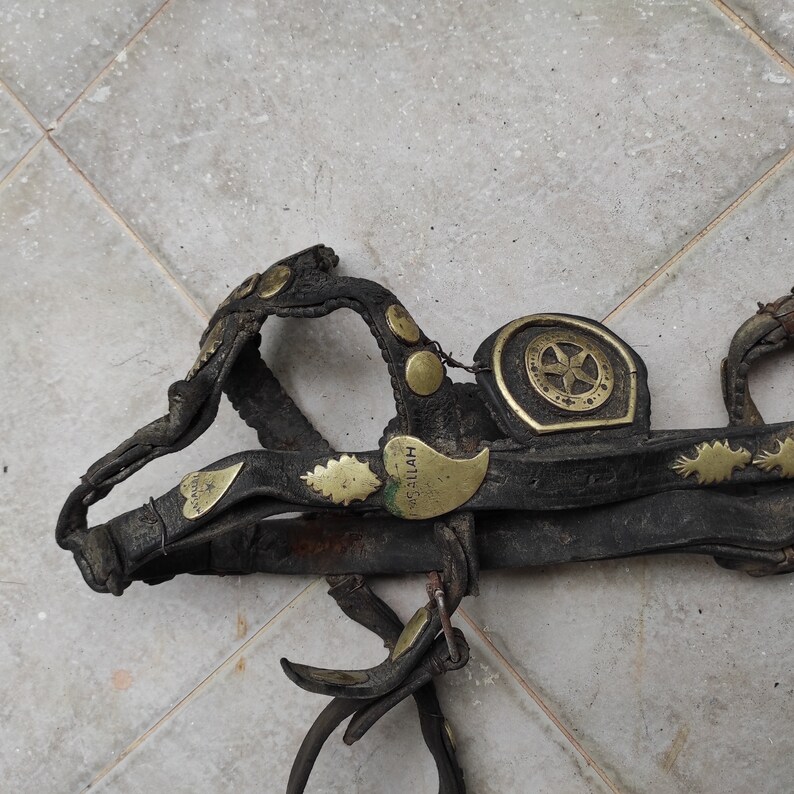 Vintage Horse Collar Leather Yoke Wall Hanging Ranch Decor Etsy UK