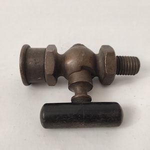 Vintage Faucet switch, Water Valve, Antique Brass Water Faucet, retro bathroom decor, plumbing