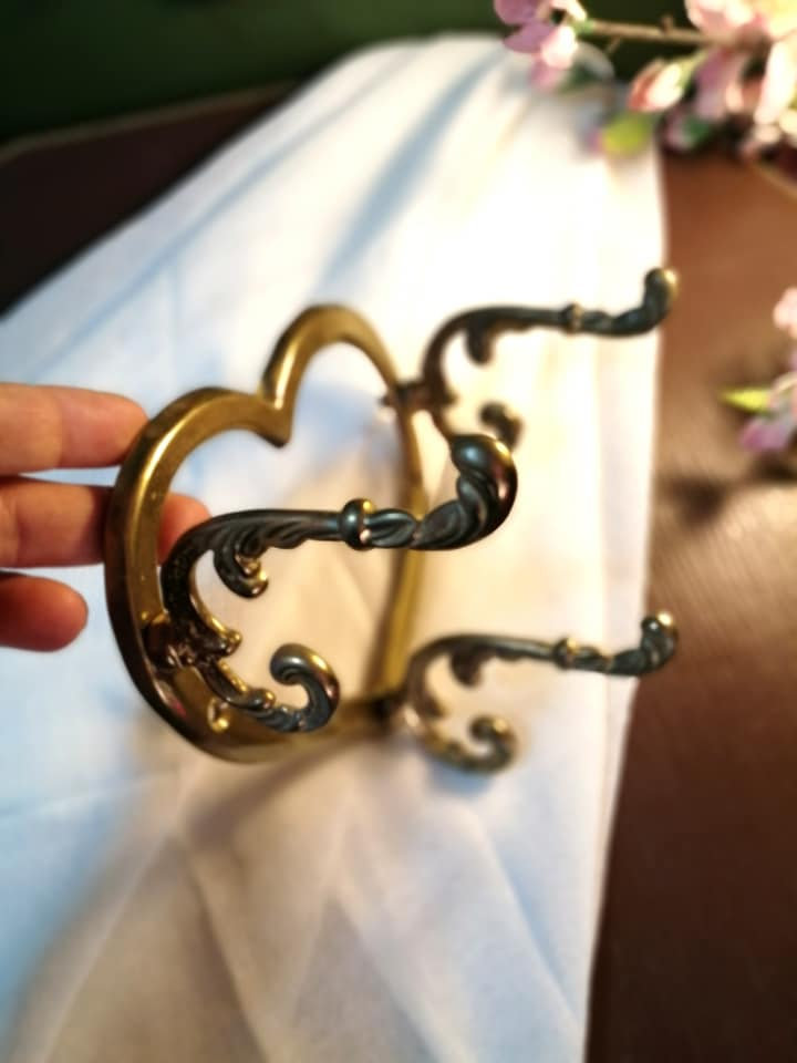 Vintage Clothes Hanger Wall Hooks Gold Coat Hangers Etsy