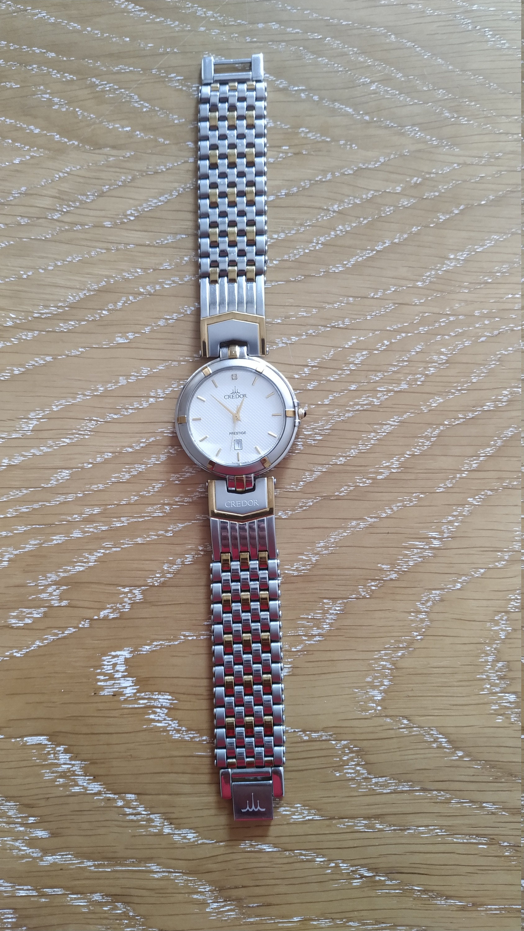 Seiko Credor Watch 8J86-6A00 Men's 18KT Bezel Quartz Used in