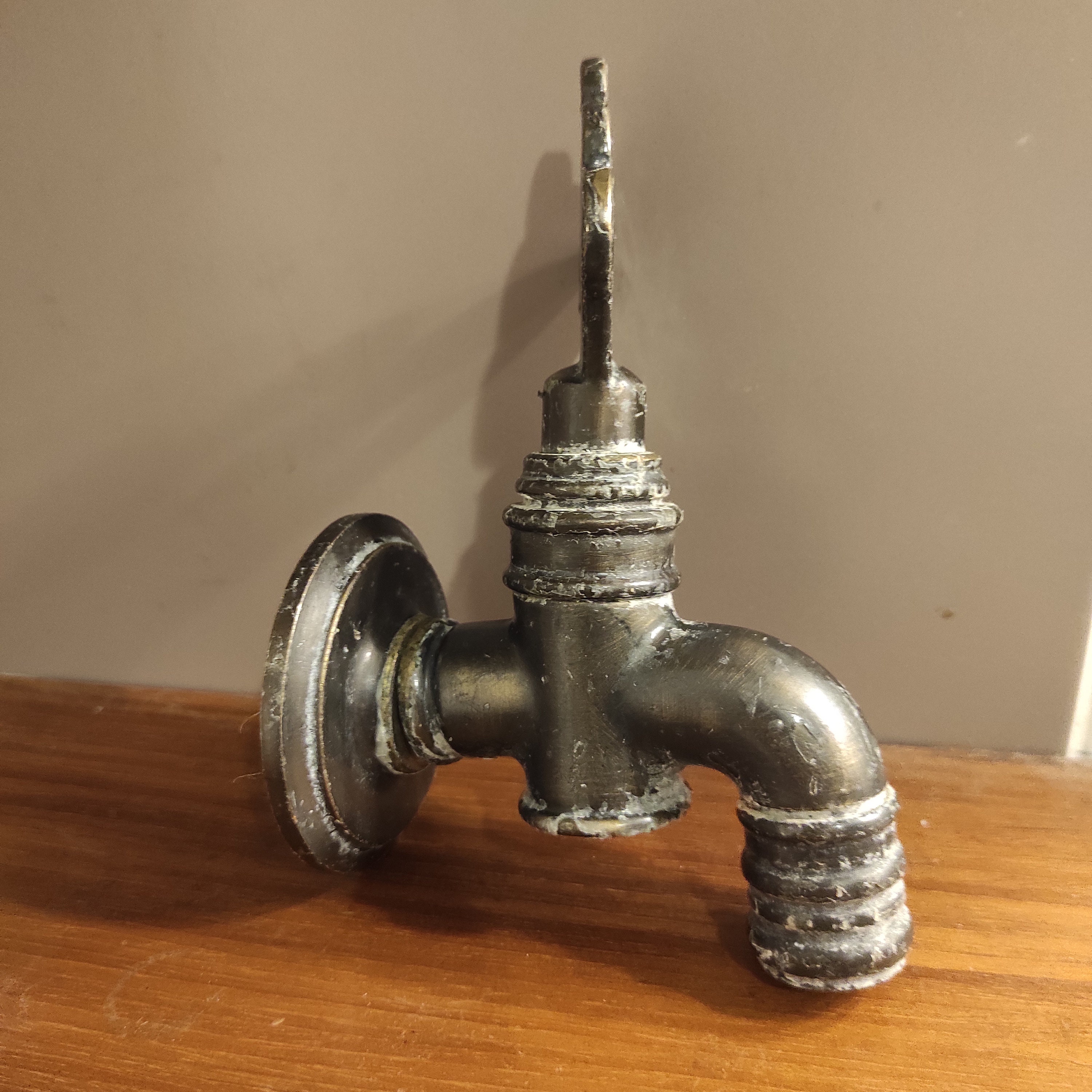 Antique Brass Water Faucet, Retro Bathroom Decor - Etsy