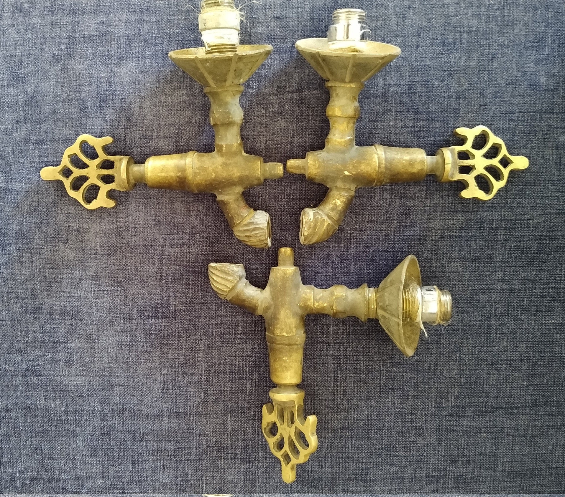 Ornate Vintage Brass Faucet, Retro Plumbing Part (5.51 Inch) - Etsy