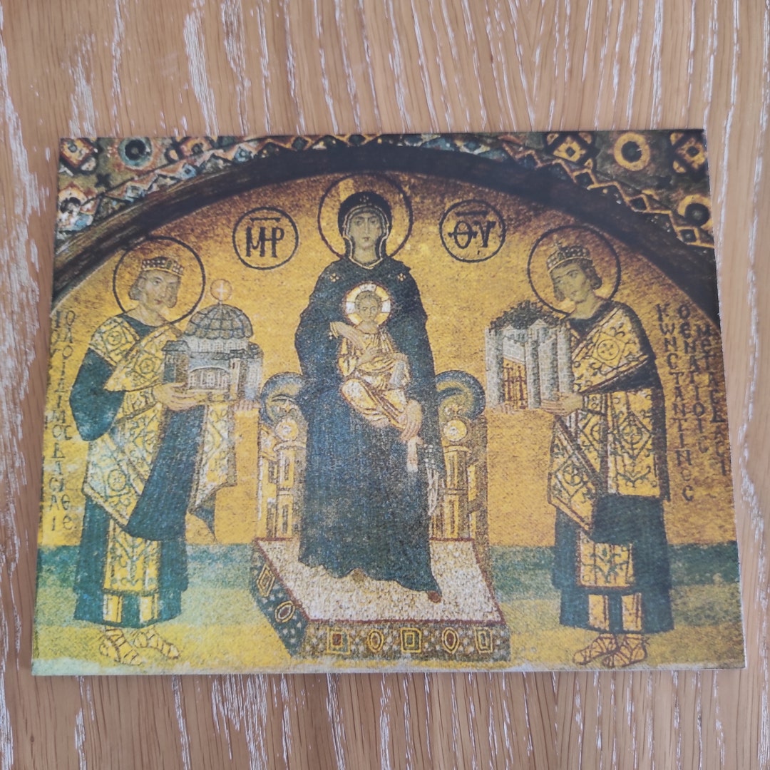 Heiliger Benedikt Wandkreuz 20 Cm - Emailliert In Gold/Braun Mit Geschenkbox