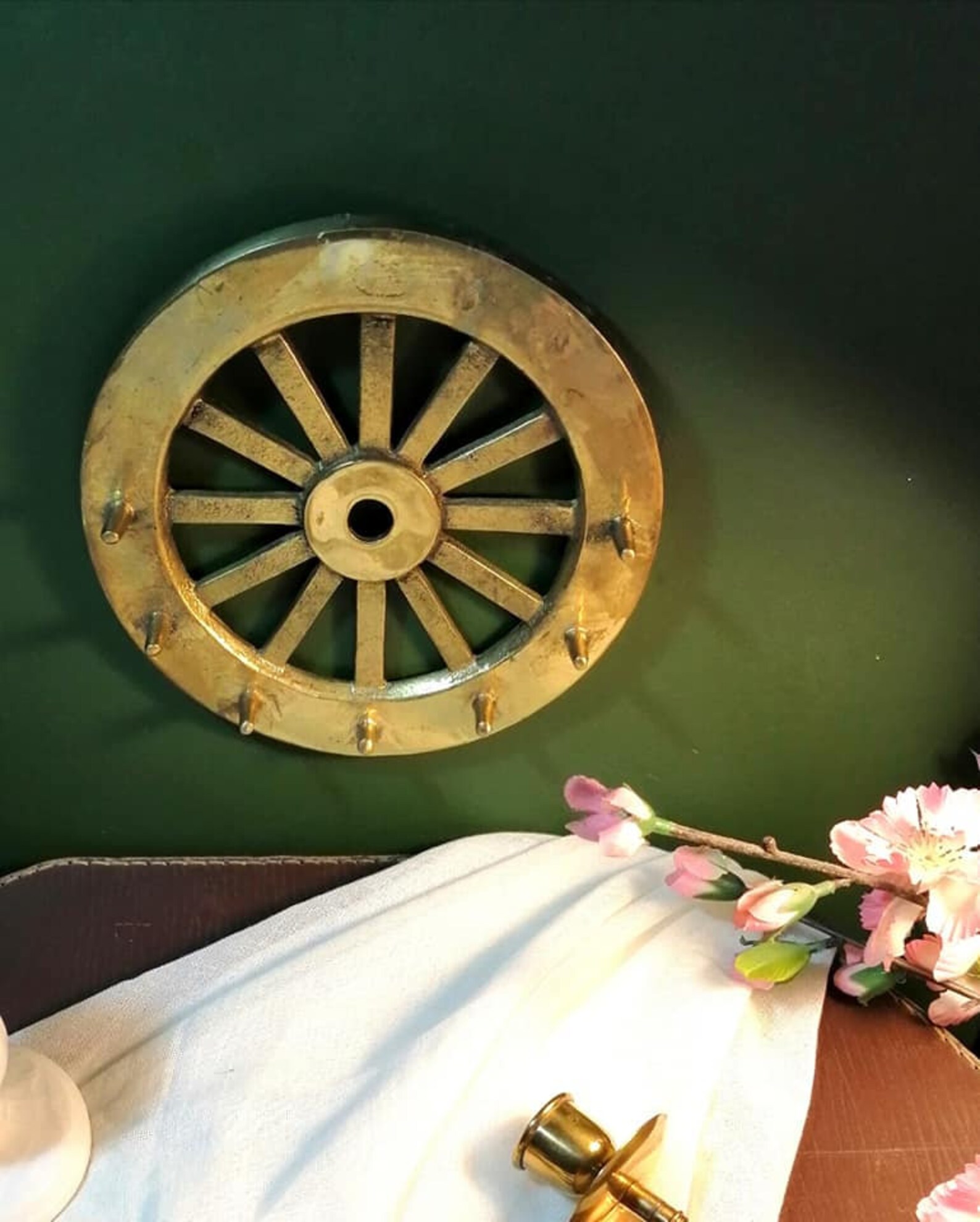 Vintage Clothes Hanger Wall Hooks Gold Coat Hangers Etsy