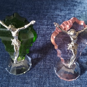 Crystal Jesus statue