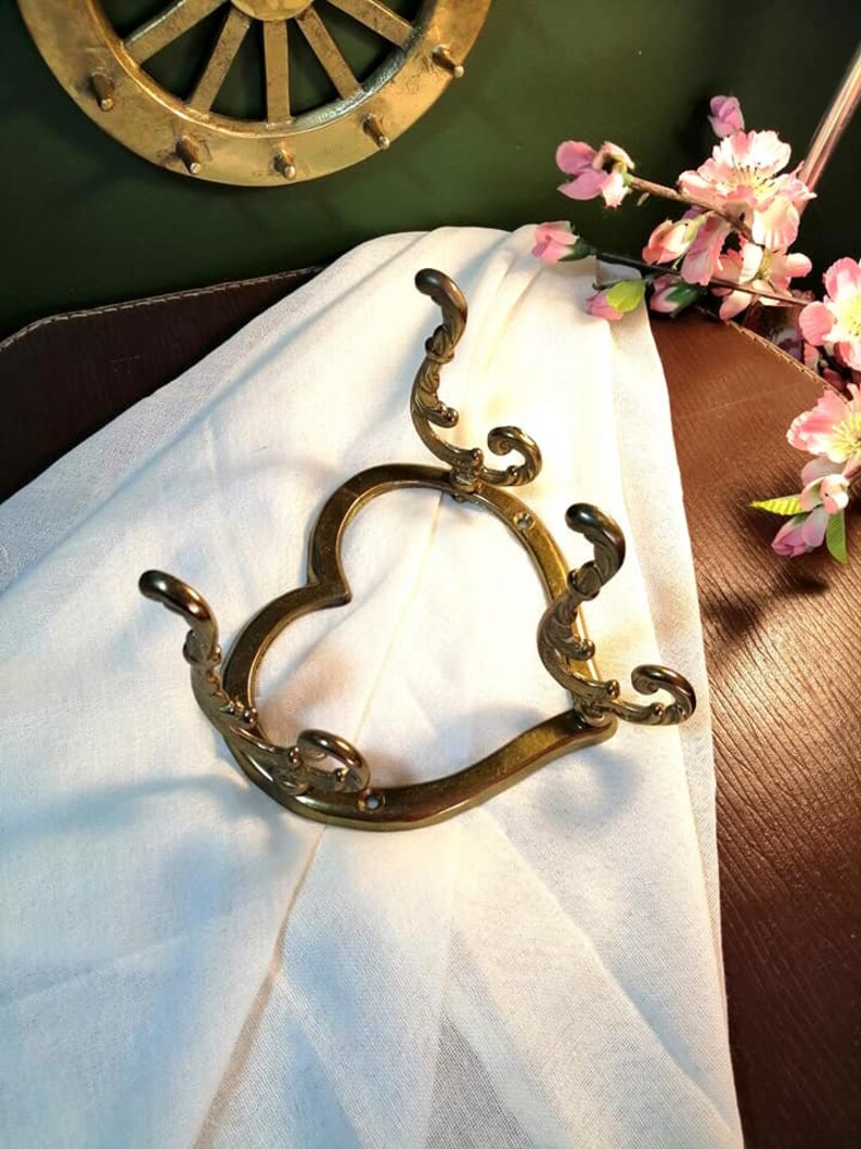 Vintage Clothes Hanger Wall Hooks Gold Coat Hangers Etsy