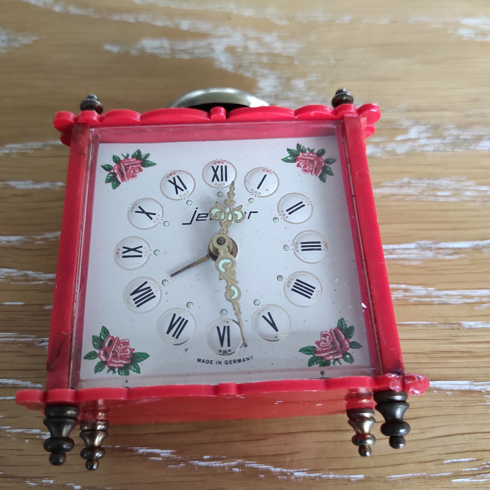 Alarm Clock Made by Jerger, Germany Clock , Desk Alarm Clock Etsy