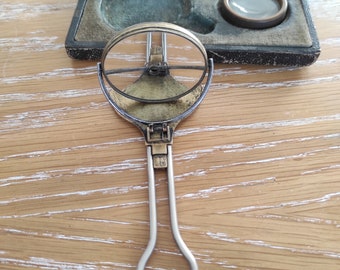 Antique Foldable Pocket Ophthalmoscope, Vintage Medical Decor