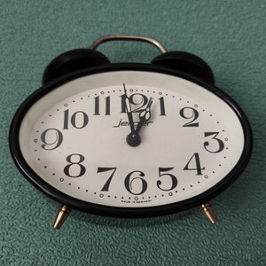 Alarm clock made by Jerger, Germany clock , Desk alarm clock