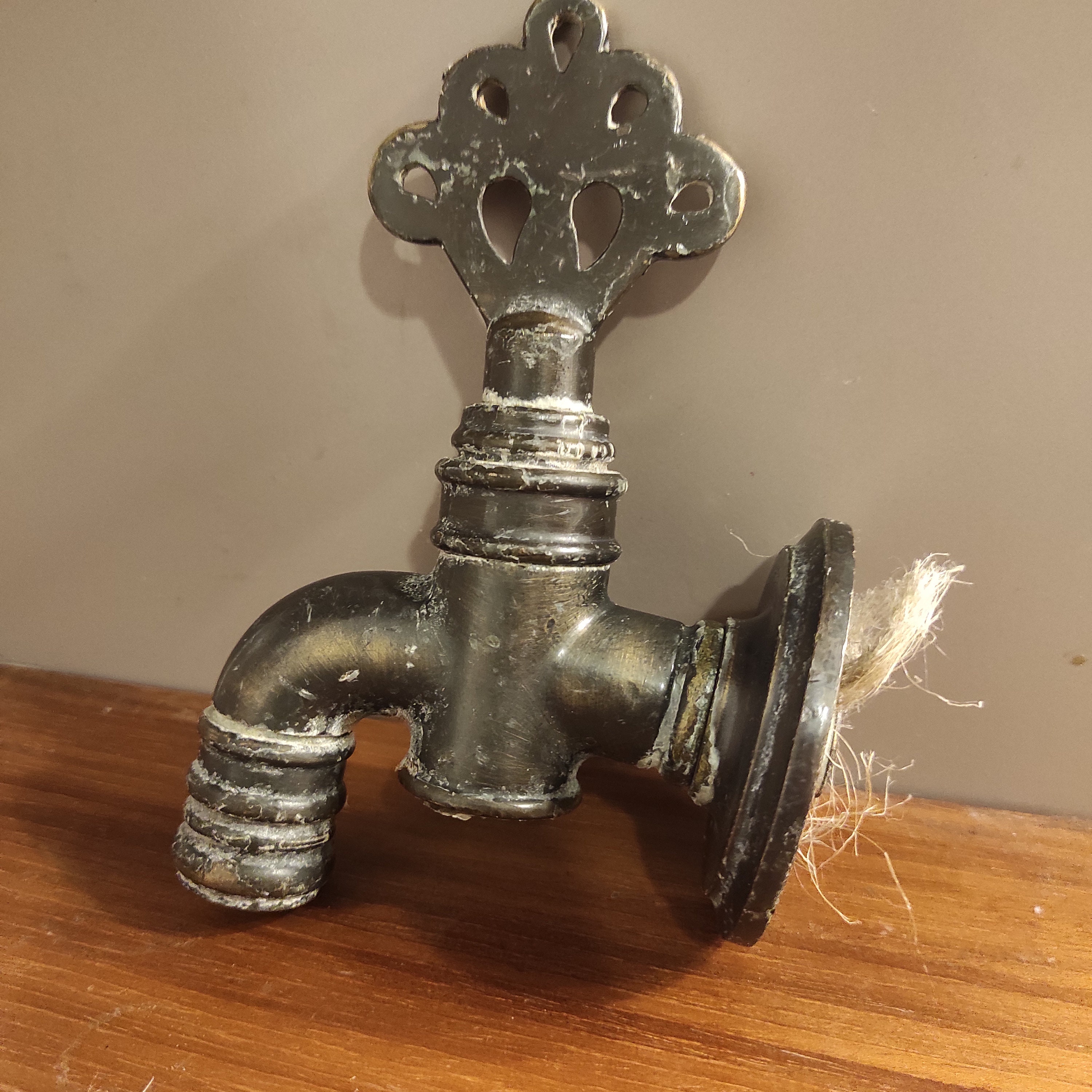 Antique Brass Water Faucet, Retro Bathroom Decor - Etsy