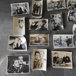 Original Film Promo Fotos, Movie Studio Promo Fotos,  Vintage Black and White Publicity Photo for Warner Bros