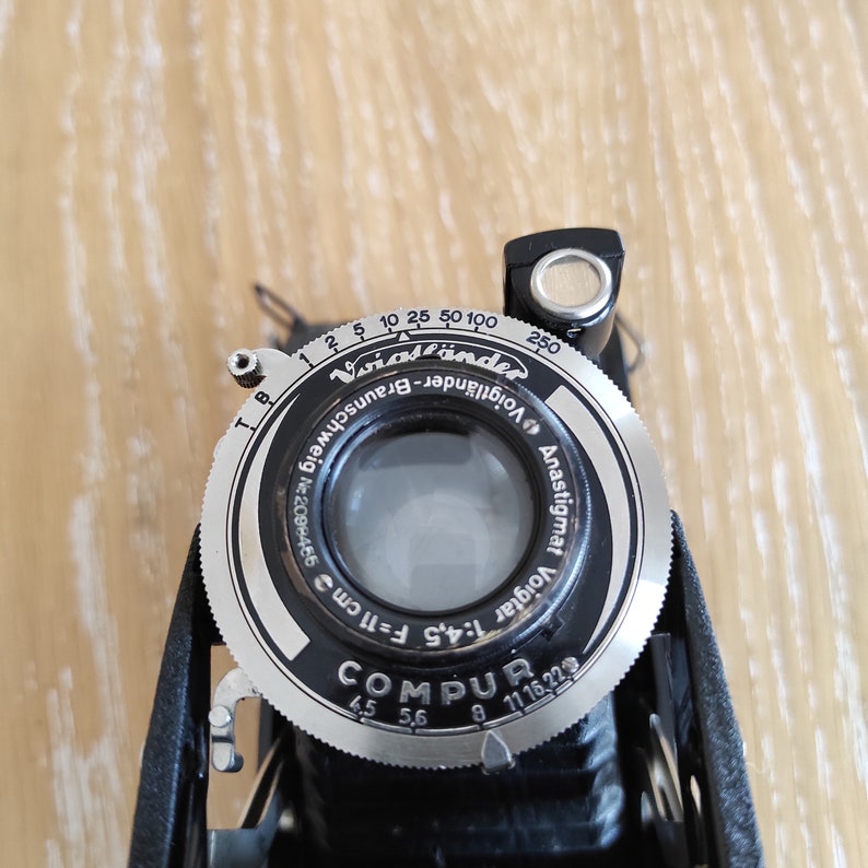 Voigtlander Bessa Comper Folding Camera, 11cm F4.5 Voigtar Lens Etsy