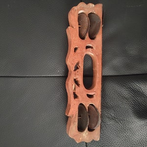 Vintage Wooden Tambourine, Retro Decorative Musical Instrument, Folk Musical Instrument, Musical toy