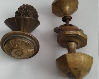 Dörrhandtag i vintage-brons, arkitektonisk bärgning