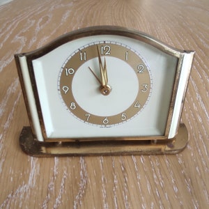 German clock, Watch Collectibles , Desk Clock, Tabletop clock, Wind up mechanical