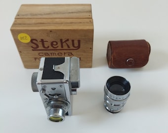 Riken Steky III Subminiature Camera 25mm F3.5 40mm F5.6 Lenses