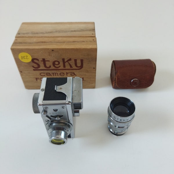 Riken Steky III 16mm Subminiature Camera with 25/3.5, 40/5.6 and Wide angle Convert