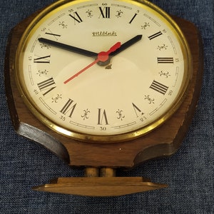 Vintage Germany Hillink clock, Watch Collectibles , Desk Clock, Tabletop clocks