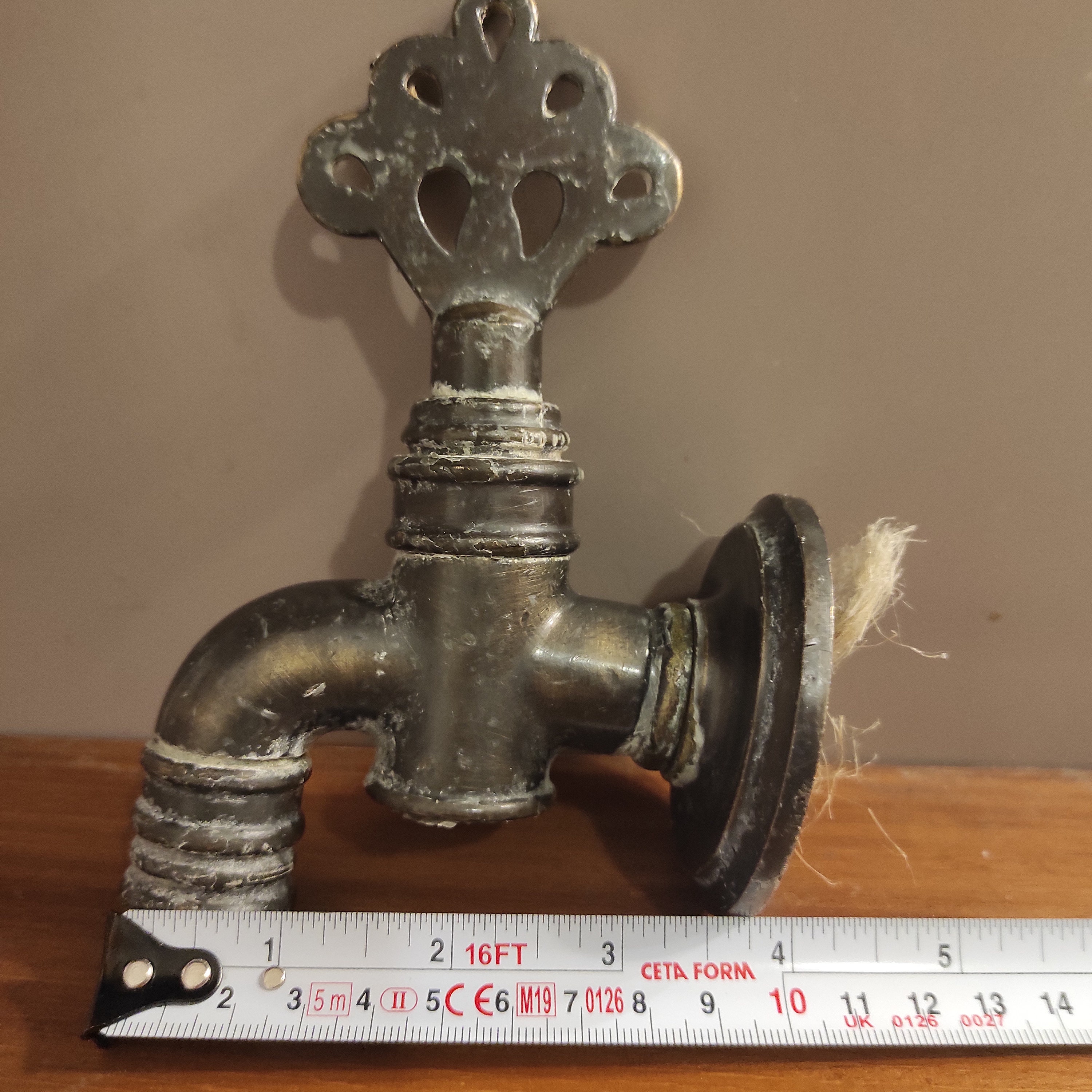 Vintage Water Tap, Water Valve, Faucet, Antique Brass Water Faucet