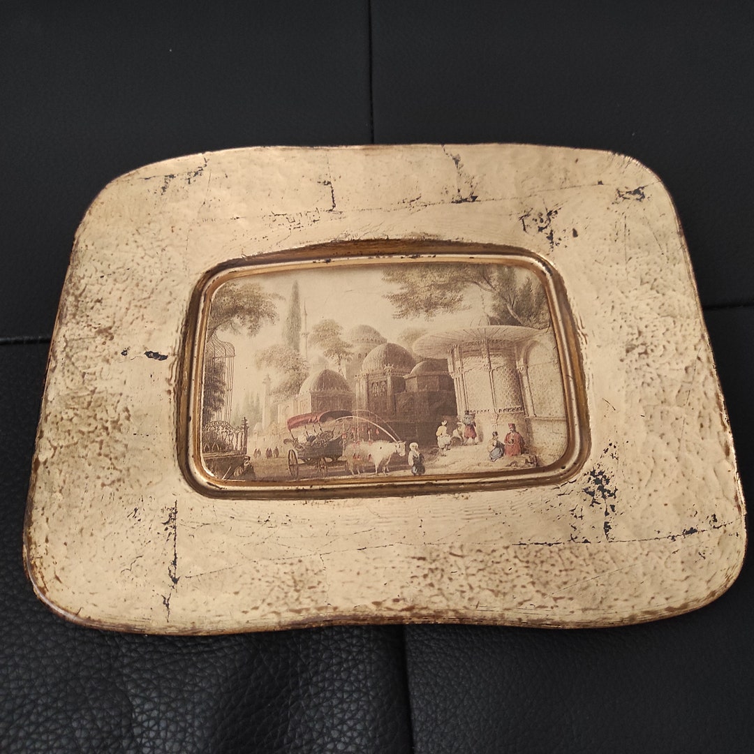 Glass Plate, Vintage Glass, Wall Plates, Wall Decor, Vintage