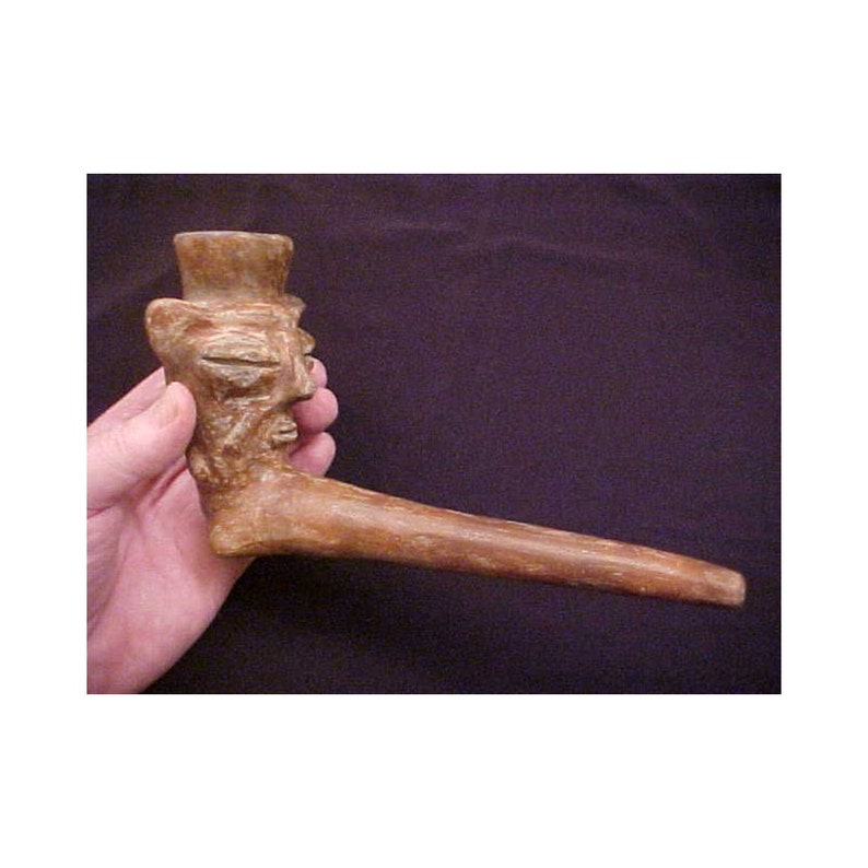 Extremely Rare Aztec Ceramic Pipe From Venezuela 1300AD Etsy