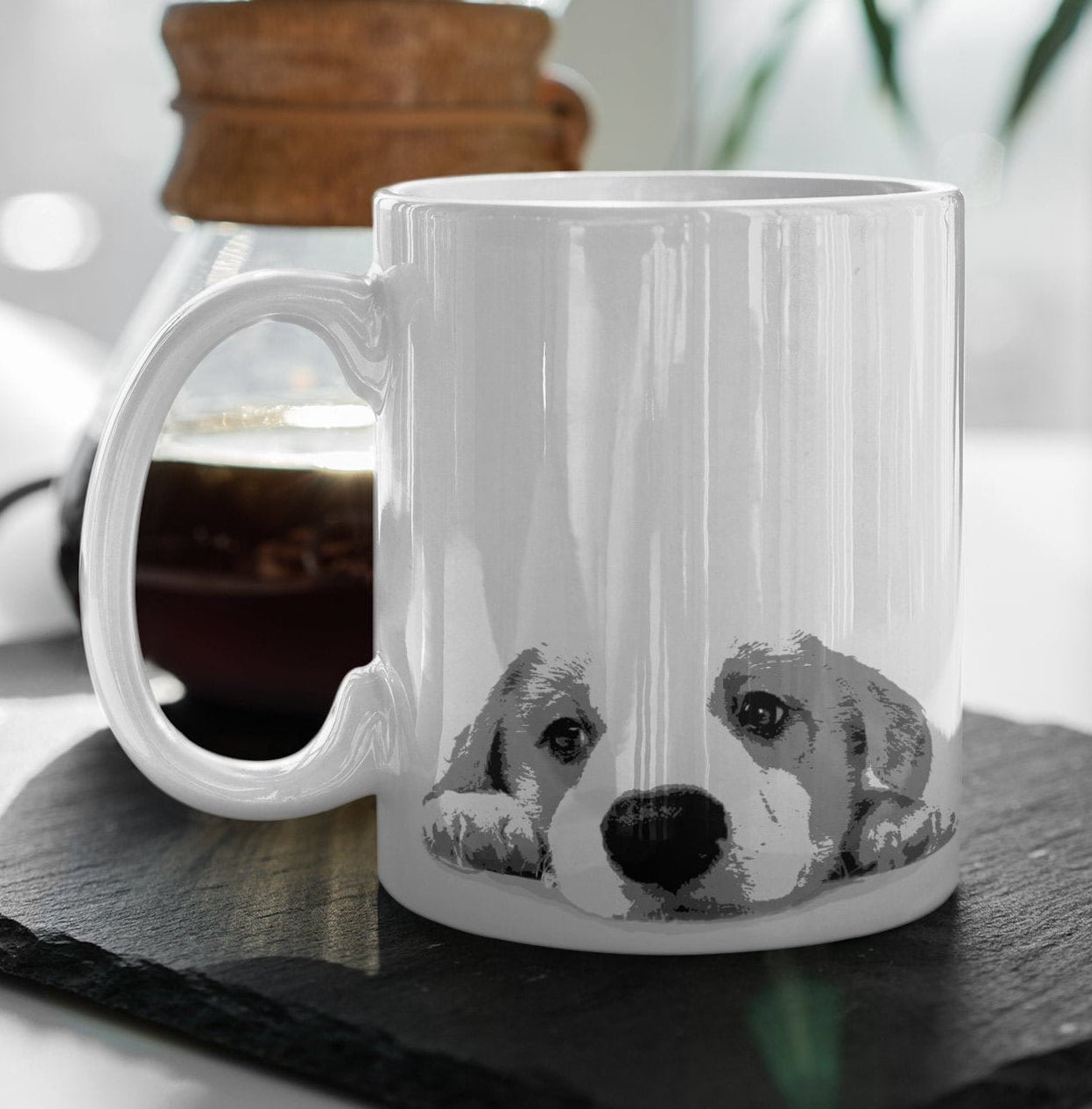 Dog Mug, Cute Dog Lover Gift, Dog Gift, Coffee Mug, Dog Lover