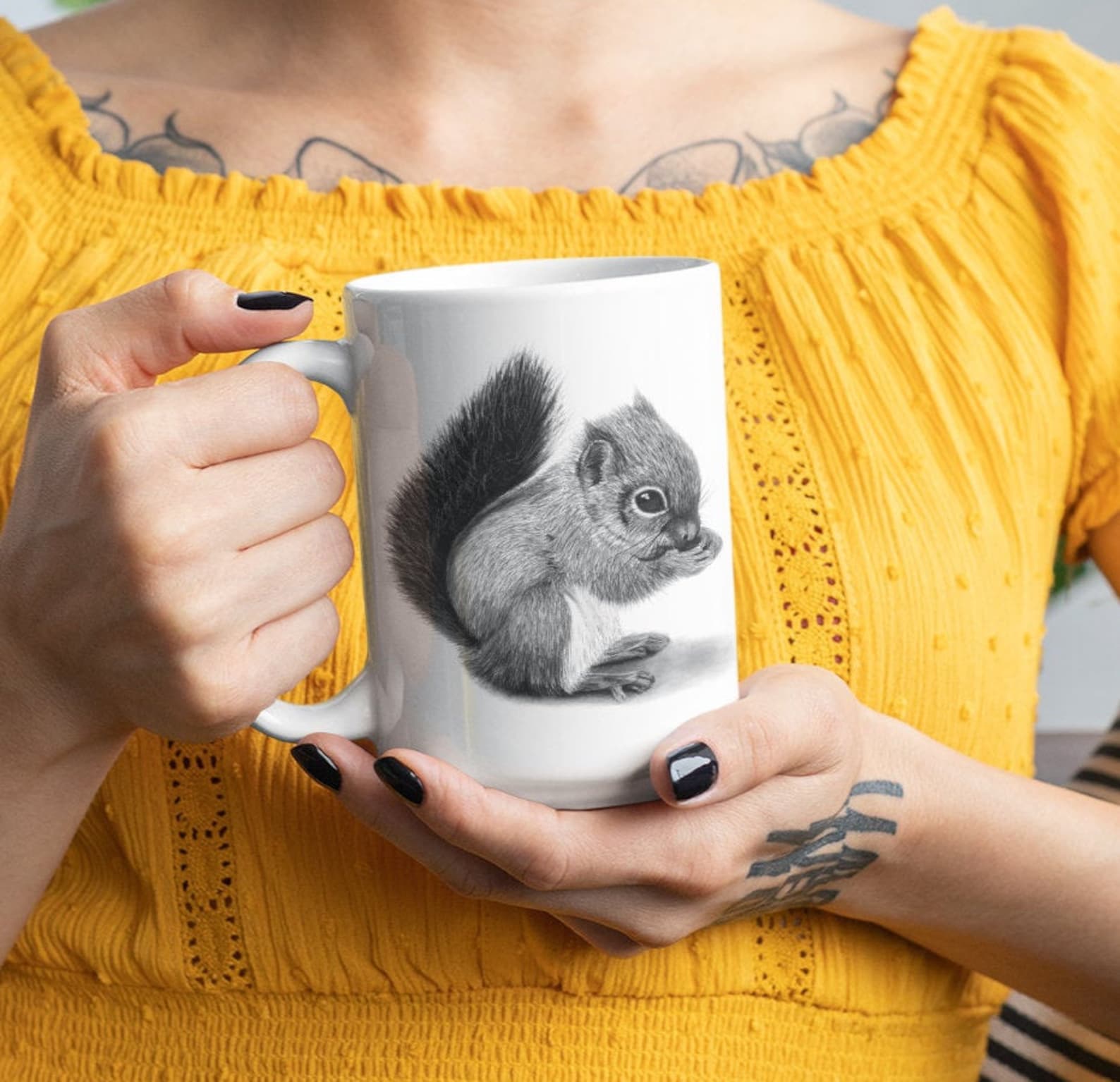 Red Squirrel Gift Squirrel Mug Squirrel Lover Gift Squirrel Etsy