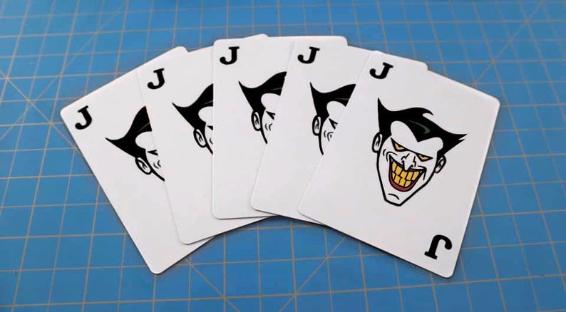 Joker Real Cards Professional Accurate Replica Prop Batman Etsy