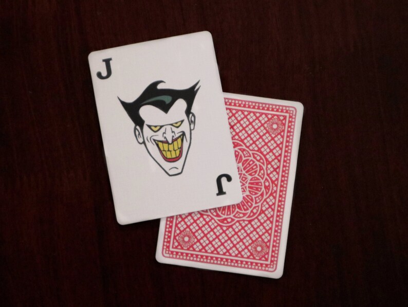 Joker Real Cards Professional Accurate Replica Prop Batman Etsy
