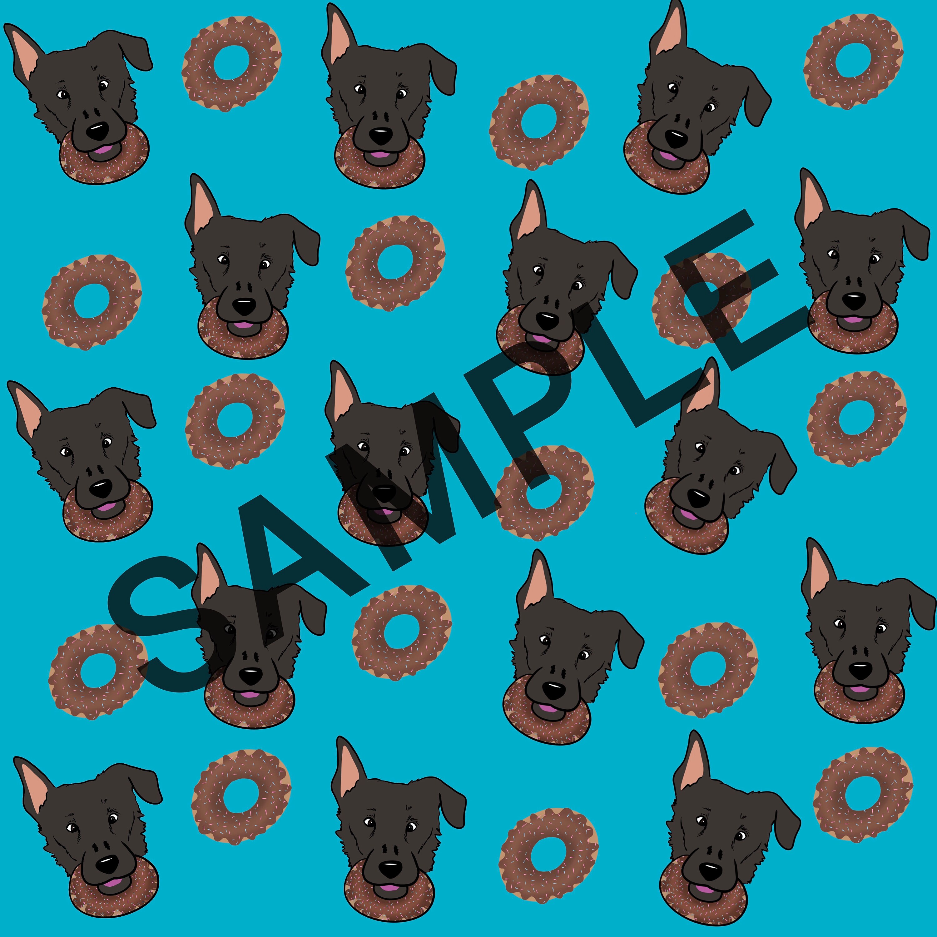DOG Digital Paper Digital Paper Pack Seamless Backgrounds Etsy