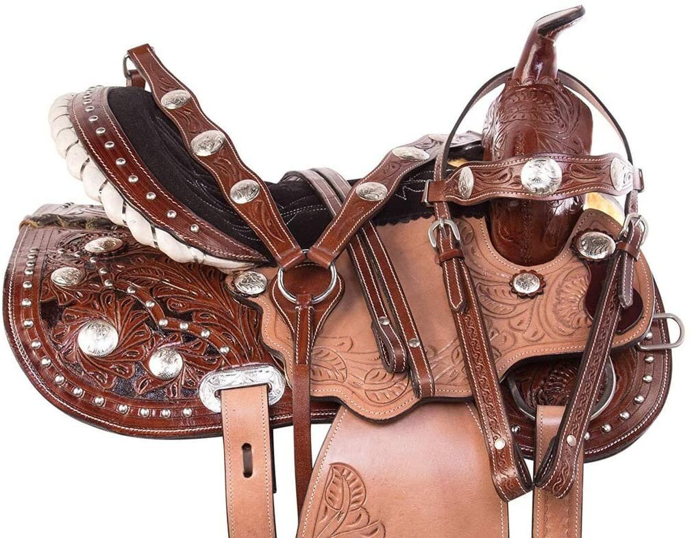 Premium Leather Western Barrel Racing Adult Horse Saddle Tack Etsy