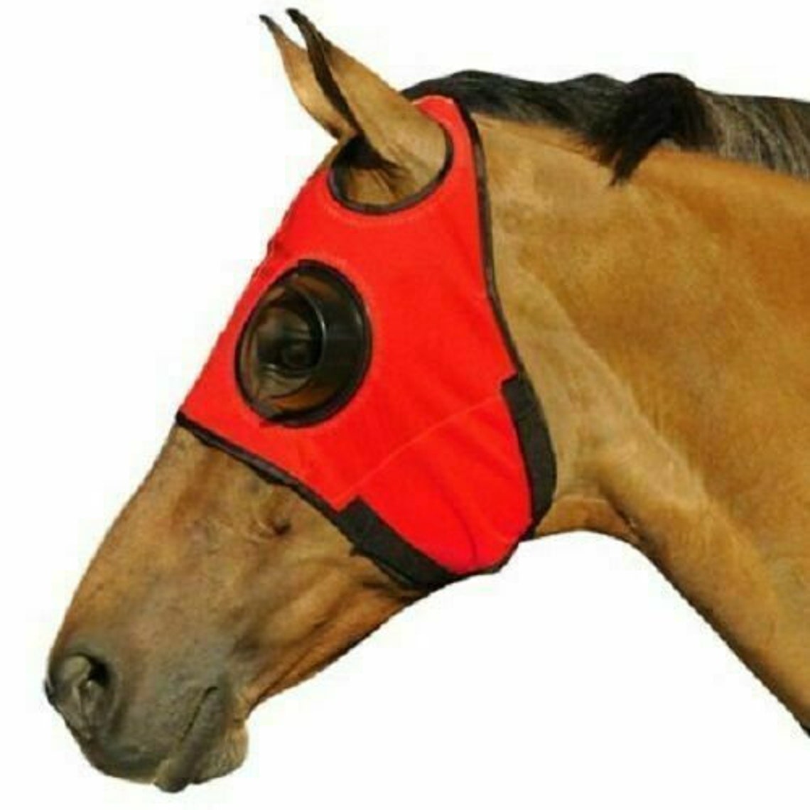 New Horse Blinker Riding Mask Black Cup Hood Horse Can't Etsy