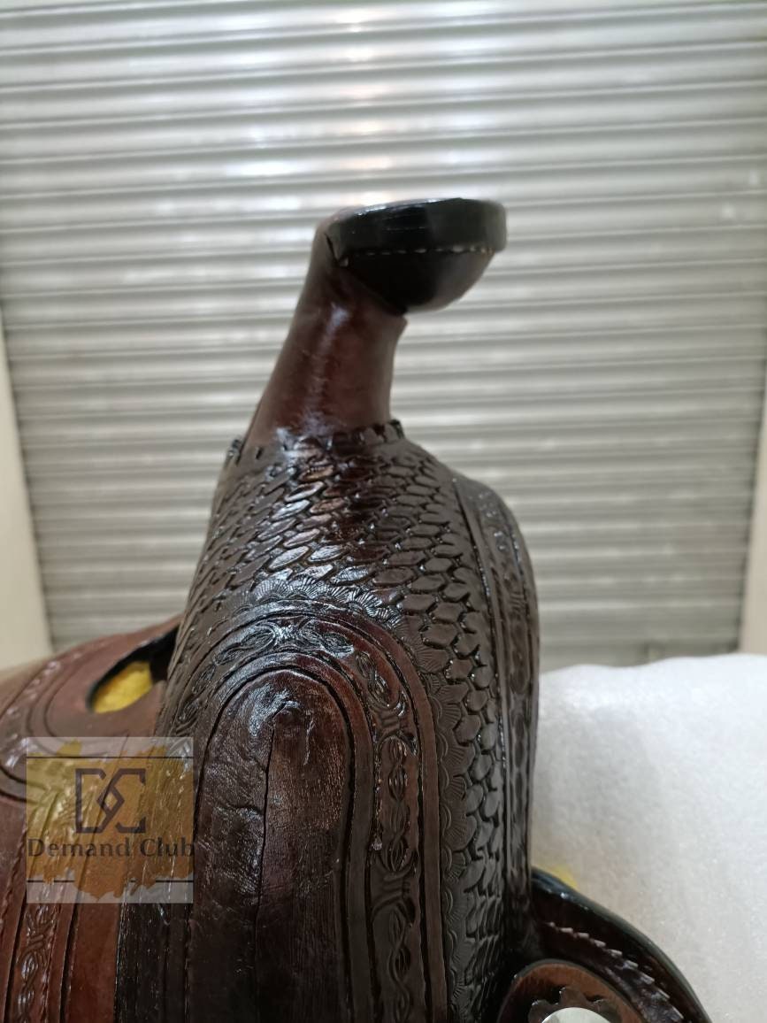 Western Braun Leder Handgeschnitzt Roper Ranch Sattel 14 | Etsy