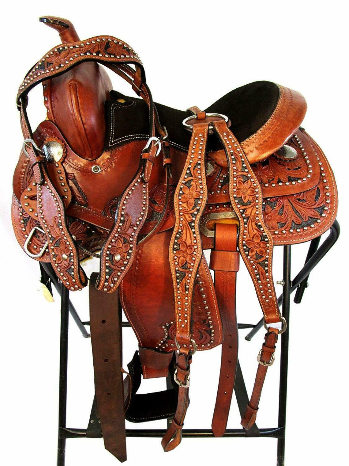 Barrel Racing Beautiful Premium Leather Western Horse Saddle Etsy