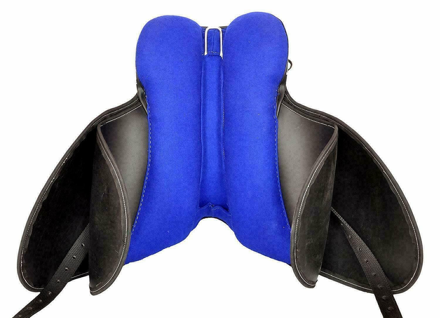 Synthetic Suede Australian Stock Horse Riding Saddle With Matching Girth