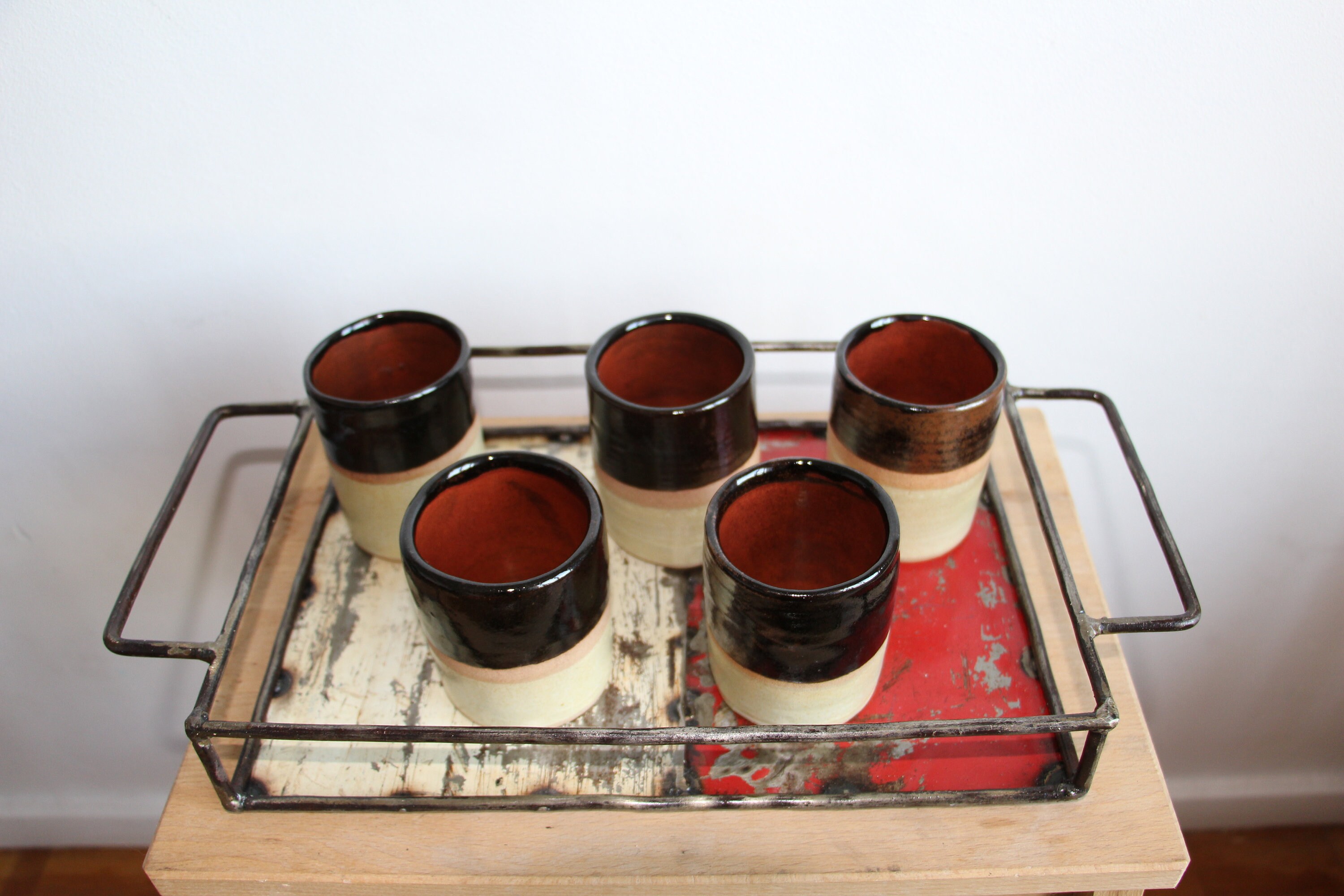 Tasses à Café Tricolore - Céramique