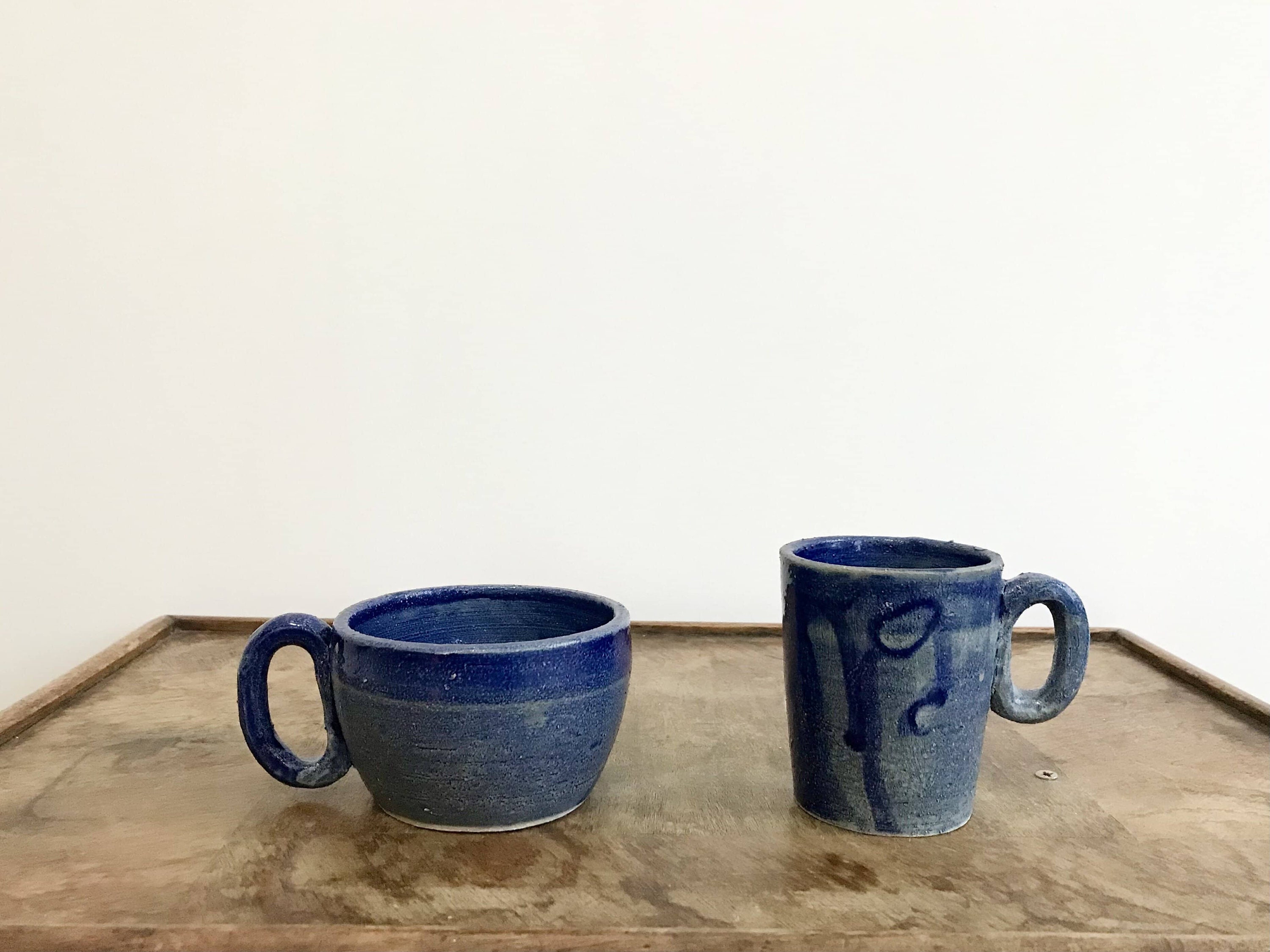 Tasse à Café Bleue | à Gauche - Céramique