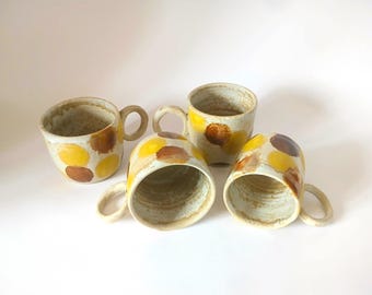 Tasse à pois vintage - Céramique