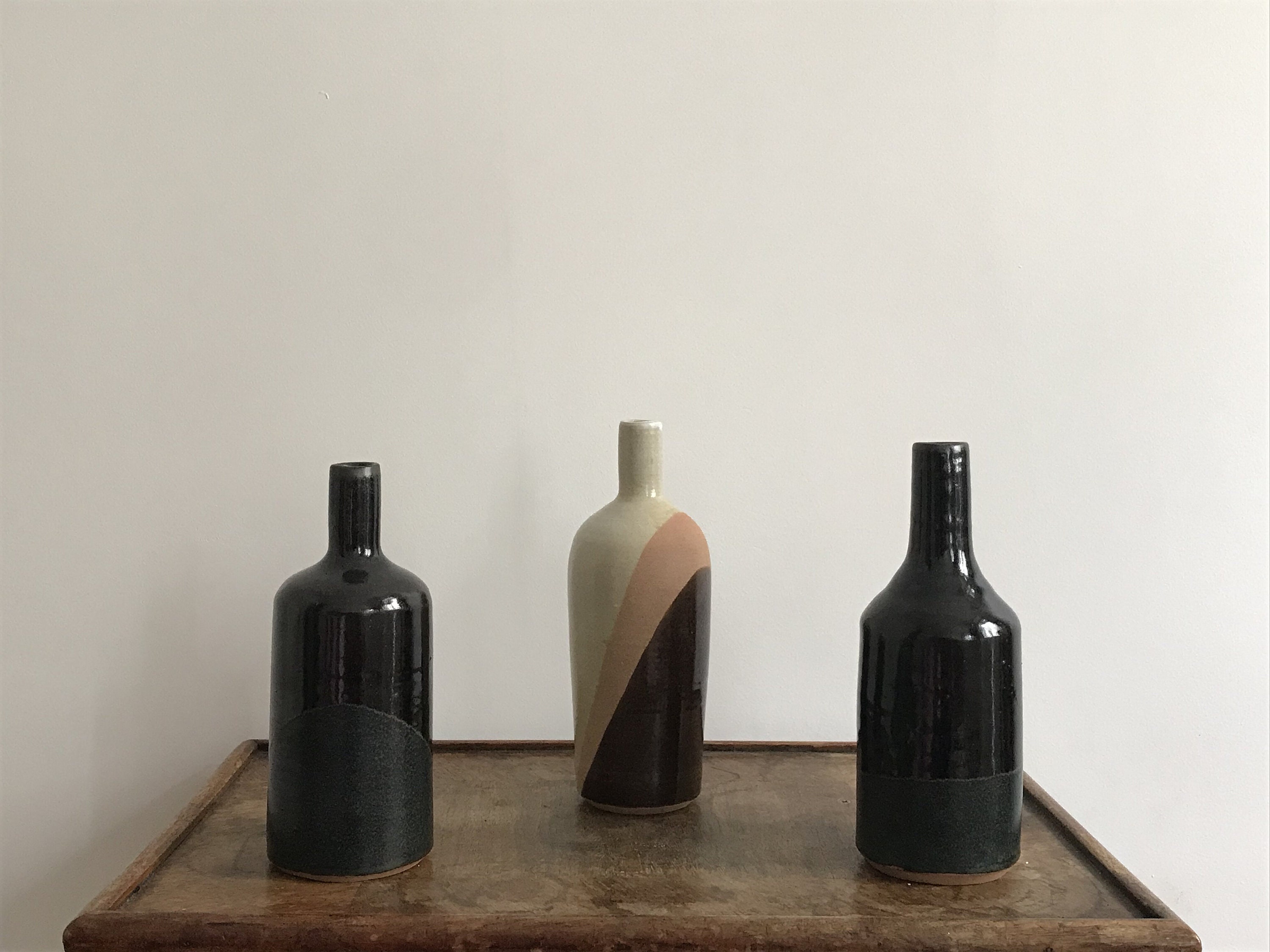 Bouteille Bicolore | à Droite - Céramique