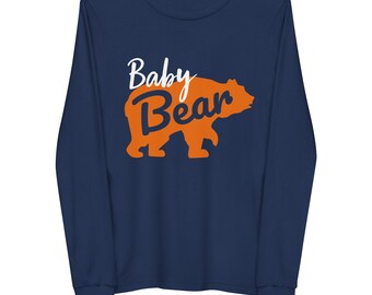 Chicago Football BABY BEAR T-shirt unisexe à manches longues pour enfants
