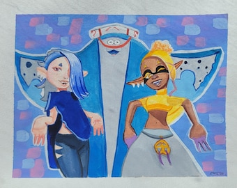 Splatoon 3 Idols (arte original)