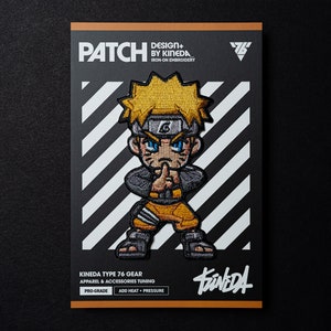 Ninja Patch Ninja Iron On Patch Anime Ninja Patch Shonen Patch Copy Patch Iron-On Embroidered - Large Premium 4-inches Tall