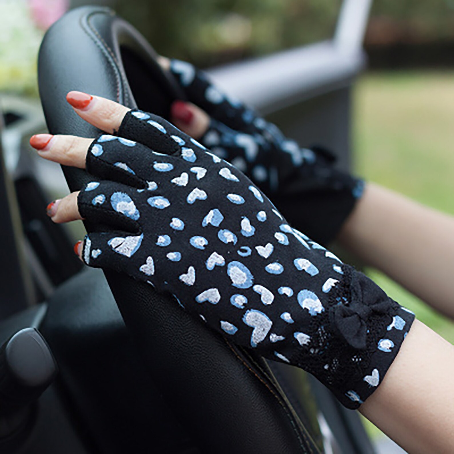 Summer Women Fingerless Gloves Women's Cotton Gloves Sun Etsy